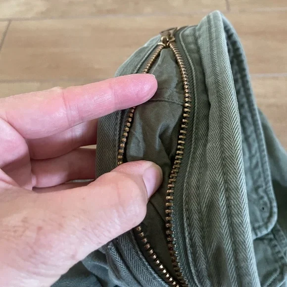 Women's Green Military Jacket - Picture 8 of 8